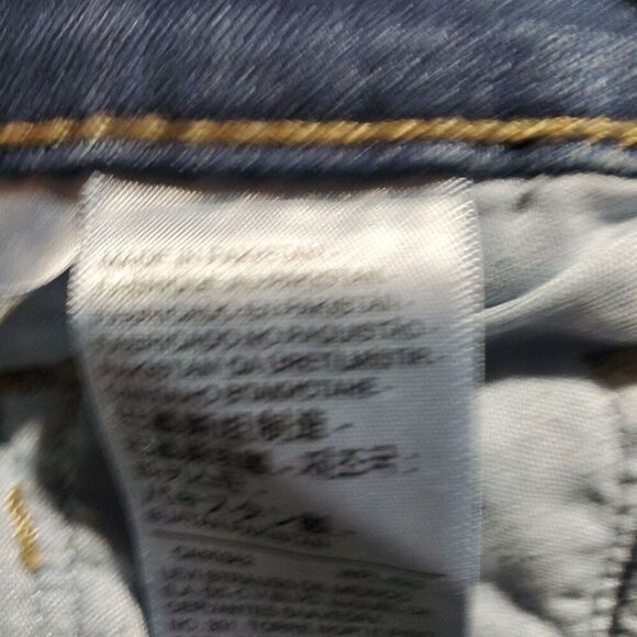 Levis Classic Straight Women's Jeans Tag Size 6 (28x30) Mid Rise Blue Denim - Picture 7 of 12